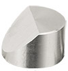 Hitachi Probenteller, Ø 25 x 16 mm, M4, 45° Schräge, Aluminium